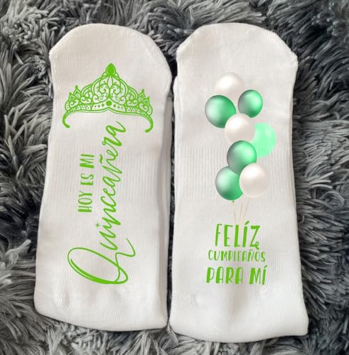 Quinceañera Bityhday Socks for 15 Year Old Girls, Mis Quince Gifts for Teenager3