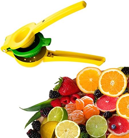 JPOL Top Rated Lemon Lime Squeezer Manual Citrus Hand Press Juicer Premium Quality Metal