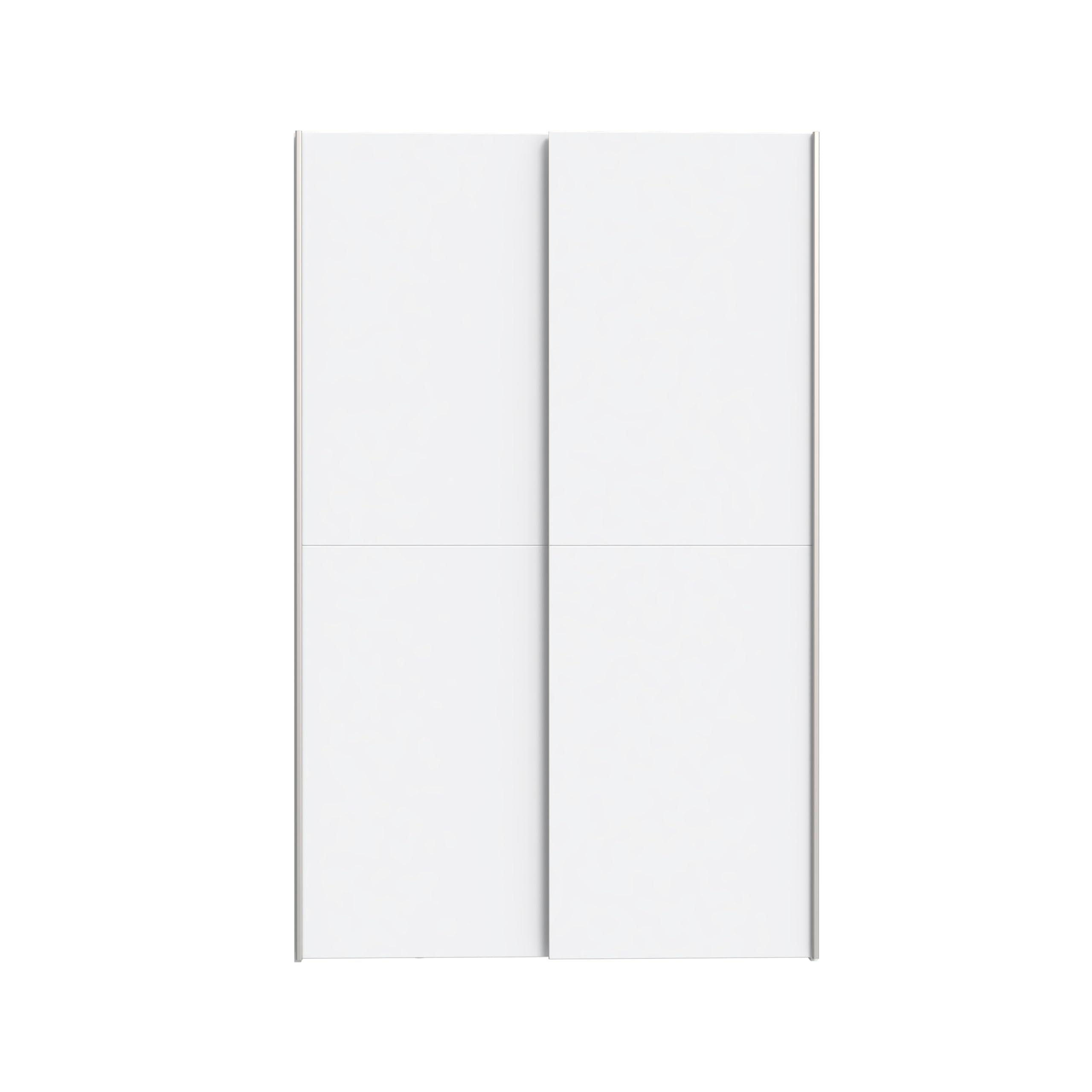 AVANTI TRENDSTORE - Dairago - Armadio da guardaroba con 2 ante scorrevoli con 6 ripiani in legno laminato. Adatto per l'ingresso, offre molto spazio. Dimensioni LAP ca. 120x191x42 cm
