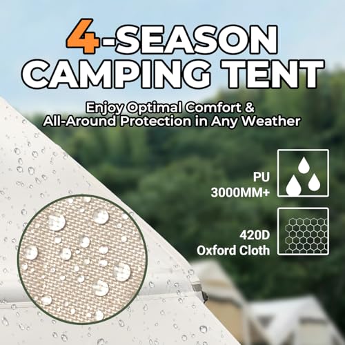 Carpa Inflable 4-6 Personas con Ventana y Rápido Montaje miniatura 5