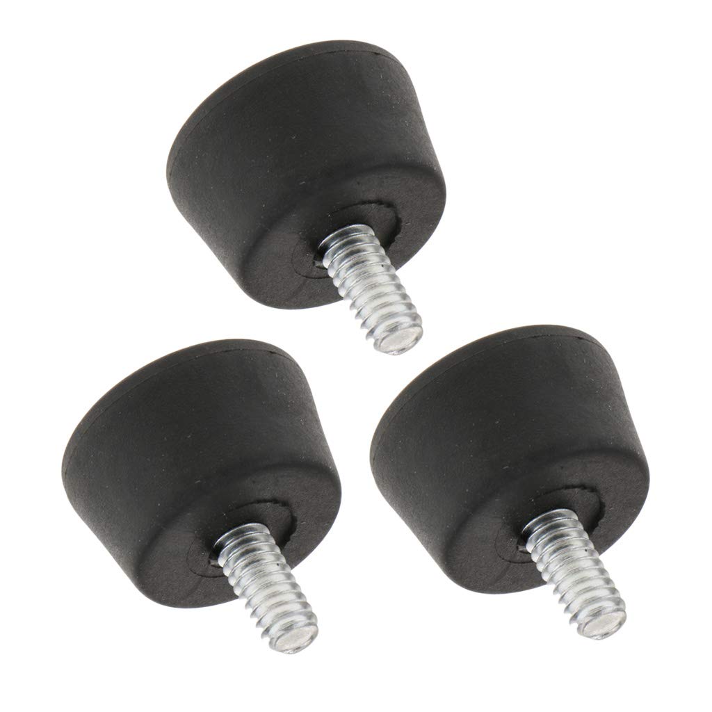 perfk 3X 1/4" Crampons Pieds Trépied en Caoutchouc Universel Fixation Embouts Remplacement