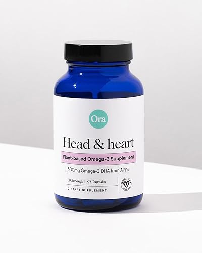 Miniatura 9 de Ora Organic Suplemento vegano Omega 3 - 500 mg de DHA para la salud cerebral, ocular y cardíaca - Hecho de algas sostenibles - 60 cápsulas