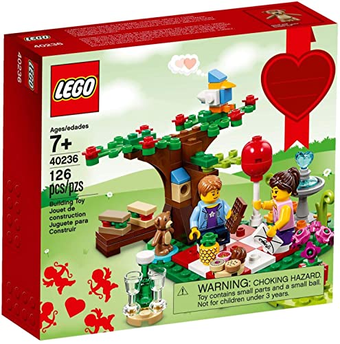 Lego 40236 Romantic Valentine Picnic 126 pcs, Red, Small