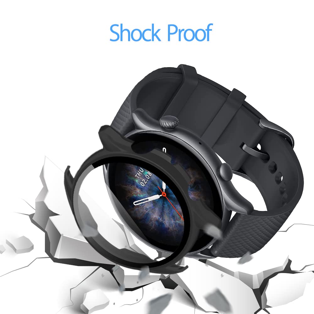 SeNool Custodia Compatibile con Amazfit GTR 3/3 Pro, PC