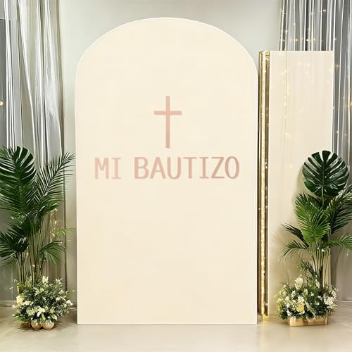 Vinilo Decorativo Mi Bautizo Cruz 50x30 cm miniatura 1