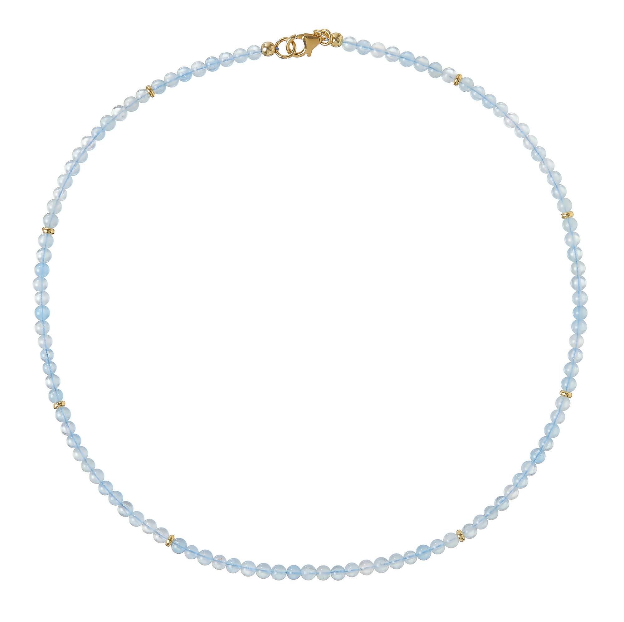 Aquamarin Kette Halskette