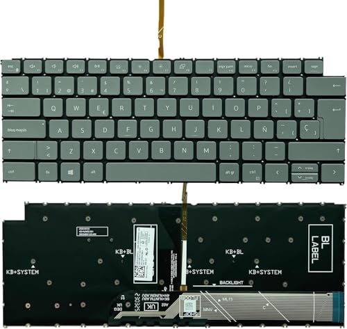 Teclado para DELL Vostro 3420 España para redactar en movilidad gris