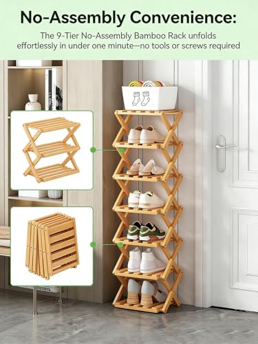 Désencombrer sa maison avec l'étagère chaussures bambou - 3