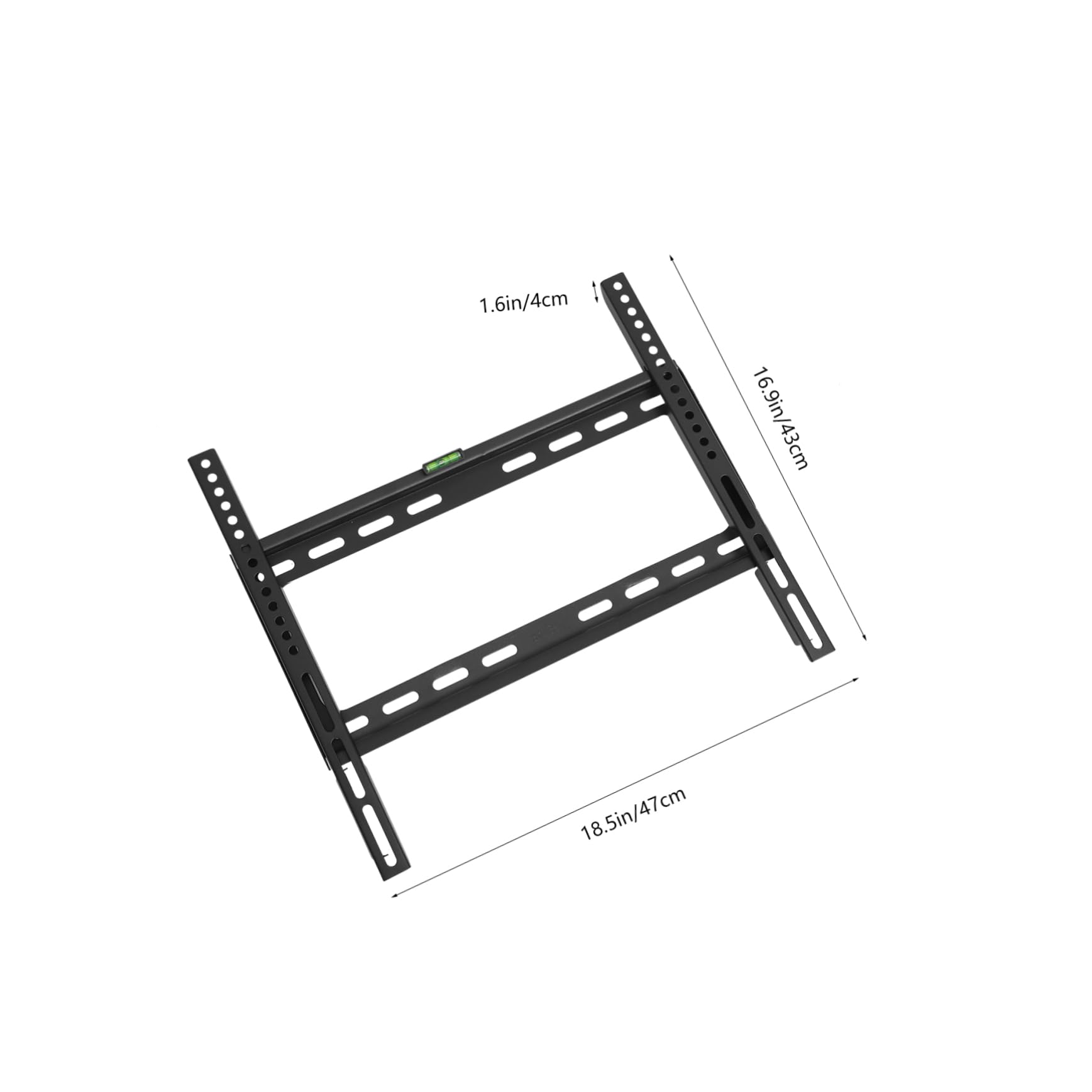 Homoyoyo Supporto Tv Da Parete Con Design Salvaspazio Per Televisori Da Facile Installazione e Sicurezza Elevata