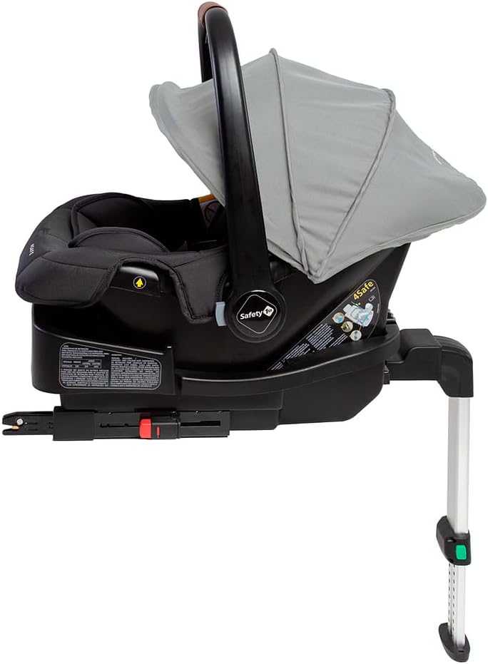 Bebê Conforto Safety 1st 4Safe com Base Isofix - Grey Frost