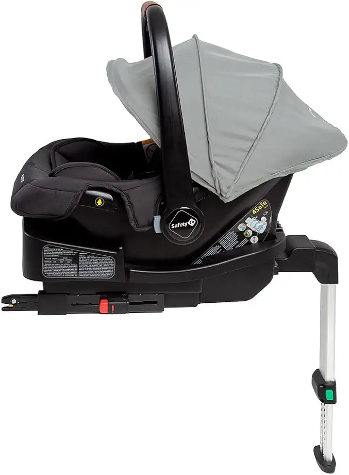 Bebê Conforto Safety 1st, 4Safe, com base Isofix, Grey Frost