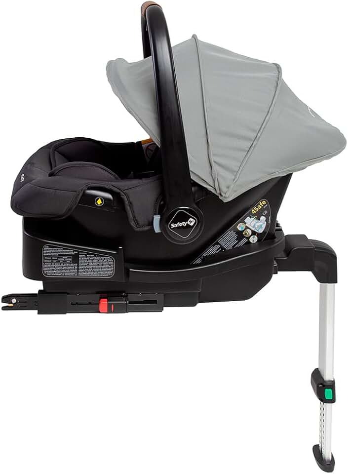 Bebê Conforto Safety 1st, 4Safe, com base Isofix, Grey Frost