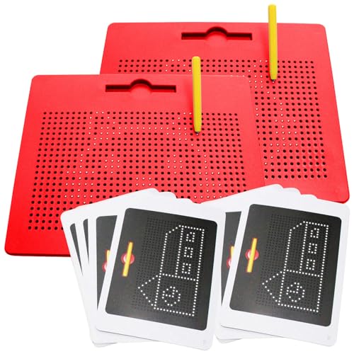 Playtastic Magnetische Reisetafeln 2er-Set Rot