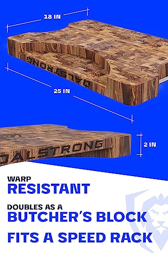 Tabla de cortar rectangular Dalstrong Massive XL en teca miniatura 3