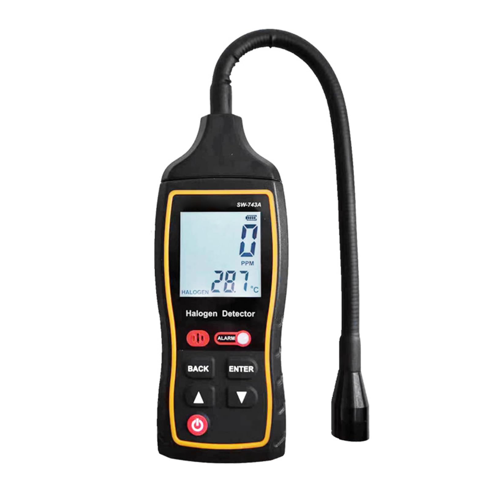 Msioytog Portable Leakage Tester Sniffer Leak Detector Hvac Air Conditioning Refrigeration Systems Detection Tool High Sensitivity Analyzers
