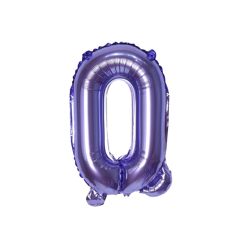 40 cm Purple Foil Balloon Letter Q for Helium Filling