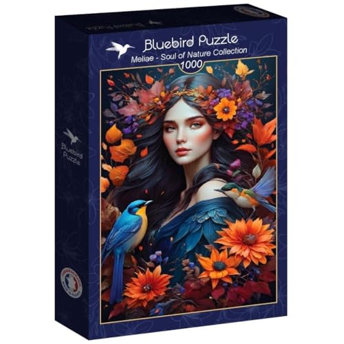 Bluebird Puzzle - Meliae, Soul of Nature Collection, Puzzle 1000 Pièces - Représentation Fantastique et Allégorique - Fabriqué en France