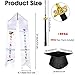 JIN JING BAO Preschool Gown and Kindergarten Graduation Cap Gown Stole Package with 2023+2024 Tassel (Pink, 24