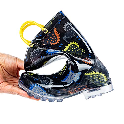 Image of HugRain Light Up Rain Boots for Little Kids