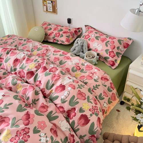 掛け布団カバー 布団カバー 3点セット 4点セット 寝具カバー 枕カバー ベッドカバー シーツカバー 洋式・和式兼用 掛けふとんカバー ふとんカバー 肌に優しい 抗菌 洗える 四季通用 高密度 通気性 布団用 洗い替え 防ダニ カラー7 シングル