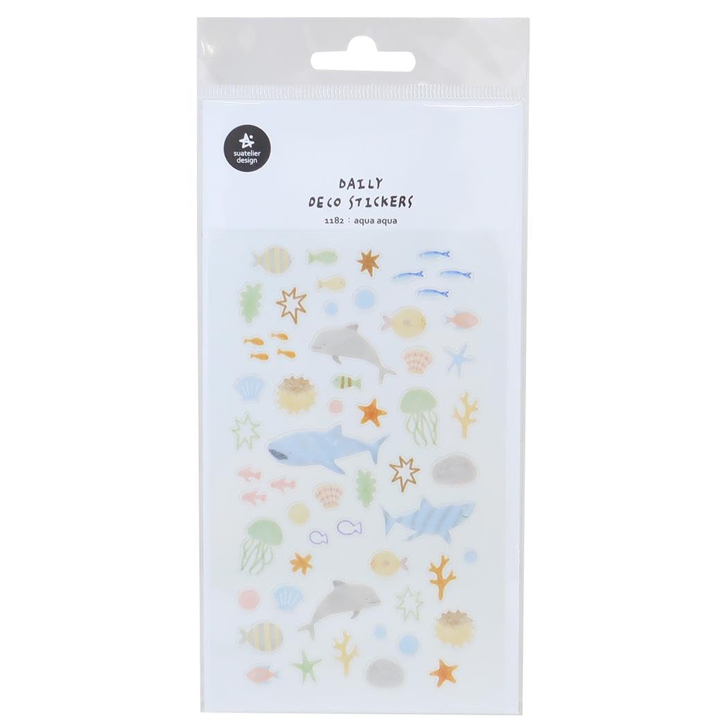 S&C [Sticker Sheet] Swatelier Sticker/Aqua Decoration, Deco Sticker, Cute, Goods Mail Order
