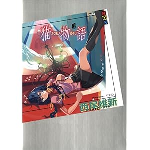 偽物語&猫物語　ＢＲ&DVD 非売品ポスター Amazon.co.jp: 偽物語&猫物語(黒) Blu-ray Disc Box【完全生産