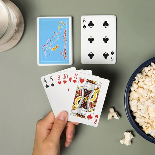 Baraja Bahamas Mapa Colorido 52 Cartas Poker miniatura 2