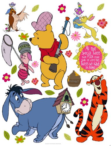 AG Winnie l'ourson/Maxi Stickers muraux 85x65cm