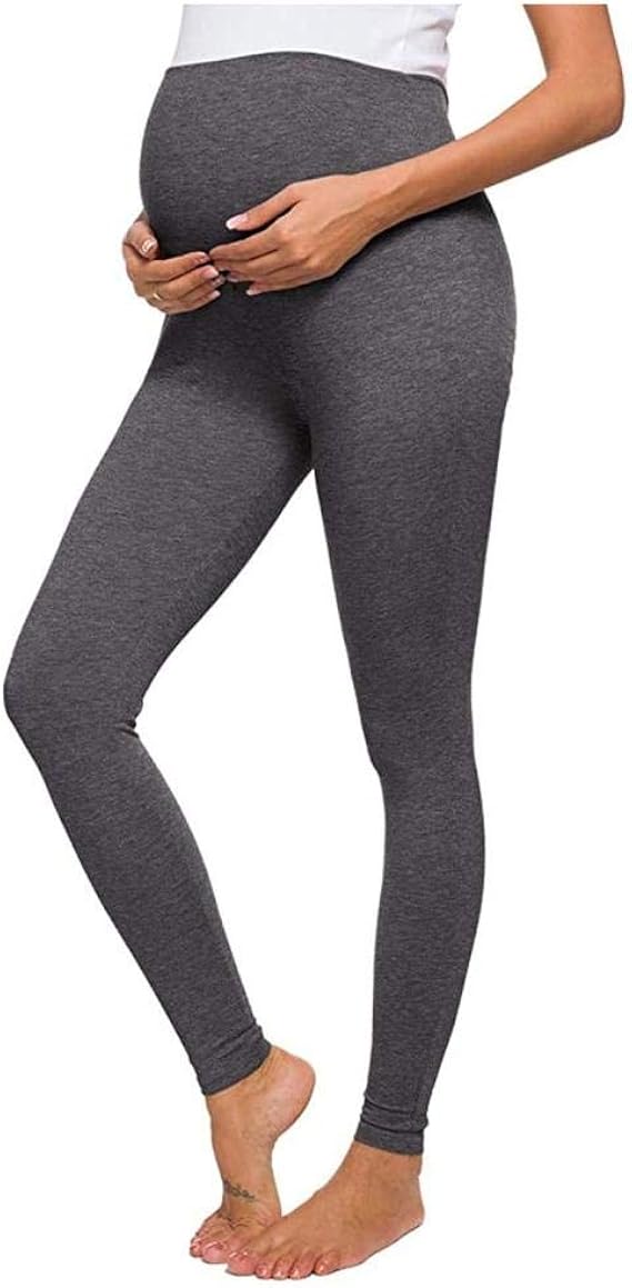 Confezione Da 4 Leggings Premaman A Vita Alta Dalavch, Sopra Pancia, Per Yoga E Allenamento, Morbidi E Non Trasparenti