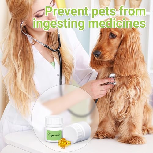 Image of Small Pill Bottle for Travel Screw Top, Empty Medicine Bottles for Pills Capsules Vitamins, Food Grade Wide Mouth Plastic Small Travel Medicine Containers with Labels (White, 1oz /30ml, 8 Pcs)