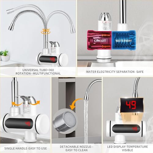 Robinet eau chaude instantanée pour solutionner le manque d'eau chaude - 5