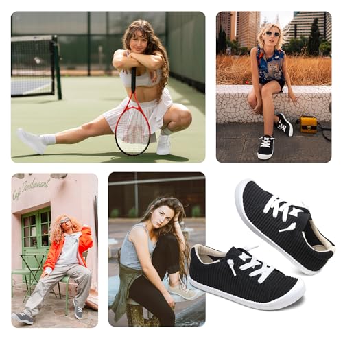 Image of AISFAESㅤ Mesh Slip On Shoes Women Comfort Knit Slip On Loafer Casual Fashion Sneaker Lightweight and Breathable Walking Flats