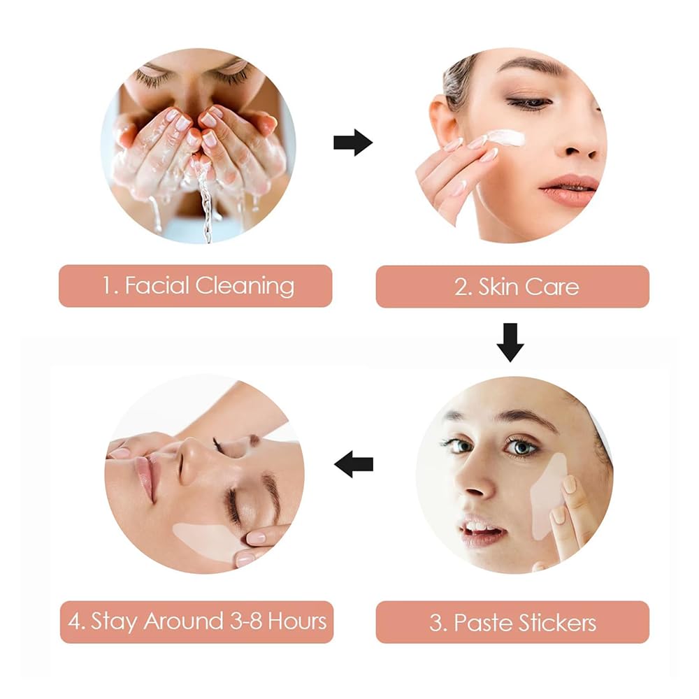 11 pezzi Cerotti Antirughe Silicone Riutilizzabile Cuscinetto Antirughe Patch Silicone Trasparente per Rughe Facciali in Silicone Cuscinetti Antirughe Collo e Petto per Cura della Pelle