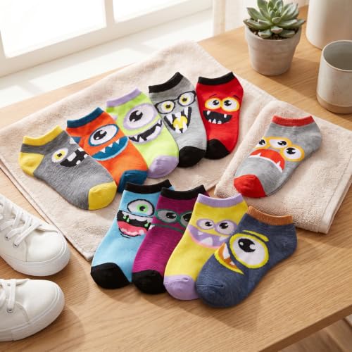 Image of Tipi Toe Women's 10 Pairs Lightweight Colorful Socks - Fun Low Cut Patterns for All-Day Comfort and Easy Everyday Style