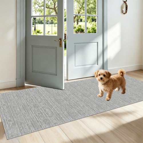 Alfombras de pasillo larga para una entrada y lavandería acogedora de 50x200 4