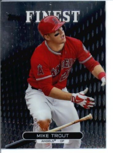 2013 Topps Finest MLB Baseball Card #1 Mike Trout MINT