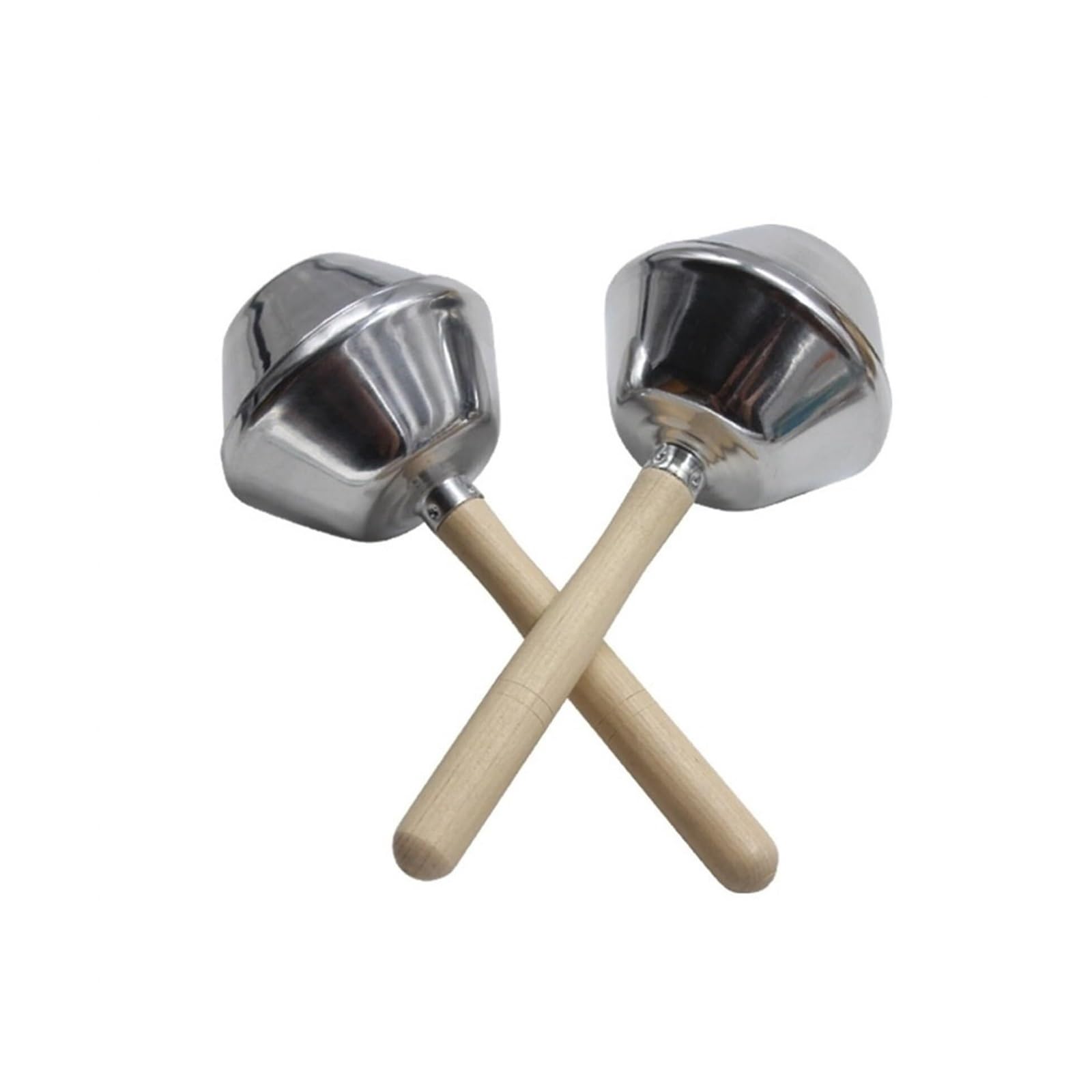 Maracas de metal de aluminio, instrumentos de percusión gris suave para desarrollo del ritmo y diversión musical, y agitadores ligeros para todas las edades