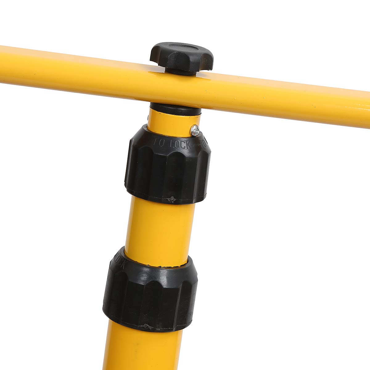 TOPWAY Trípode para Focos LED Inundaciones en Sitios de Trabajo, Portátil Soporte de Trípode Telescópico para Foco de Luz, Soporte Ajustable en Altura Hasta 160cm