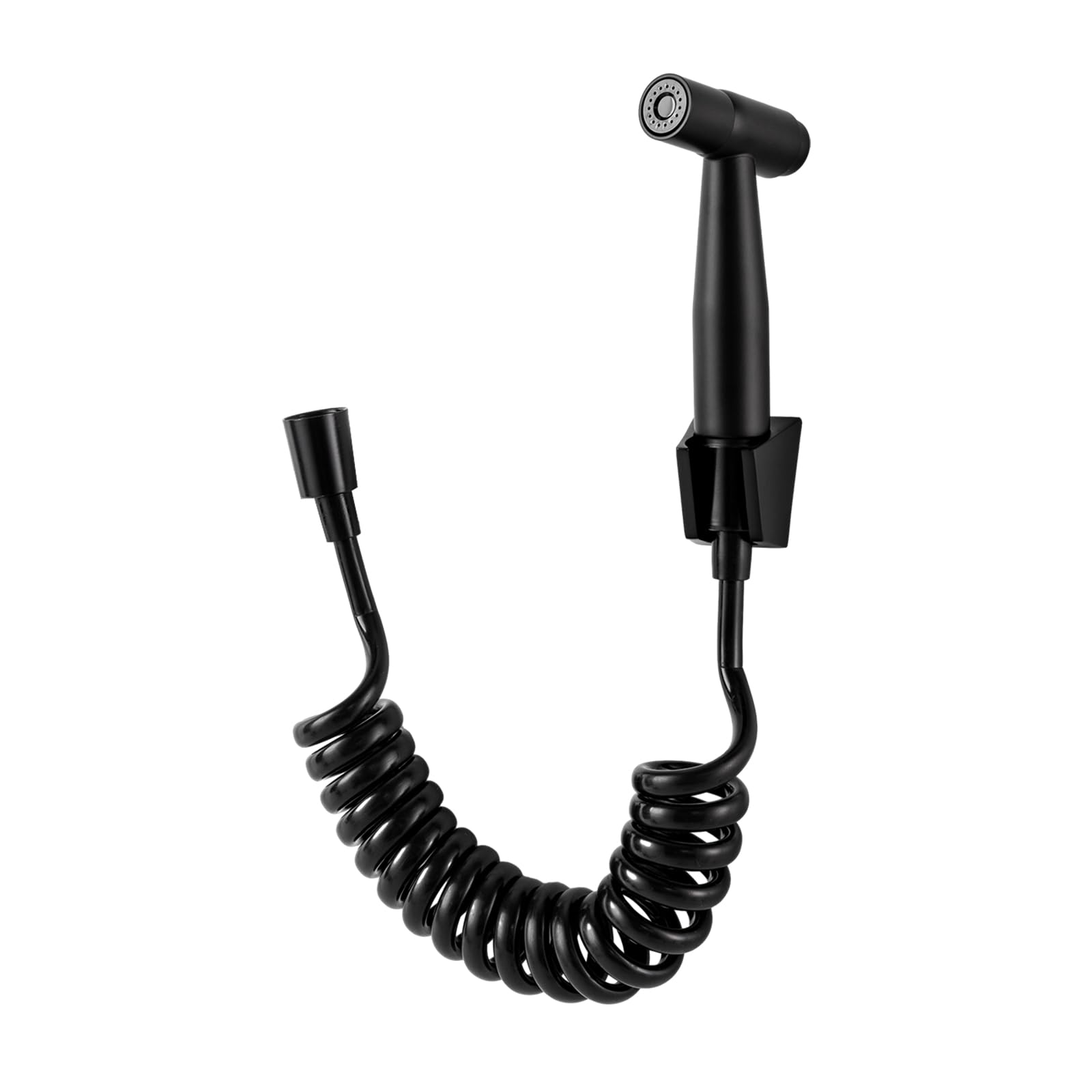 Grifo Monomando Pared con Pistola Pulverizadora para Cocina, Montaje en Pared, Acero Inoxidable Cepillado, Grifo Fregadero Giratorio 360°, Tubo Giratorio de 35 cm