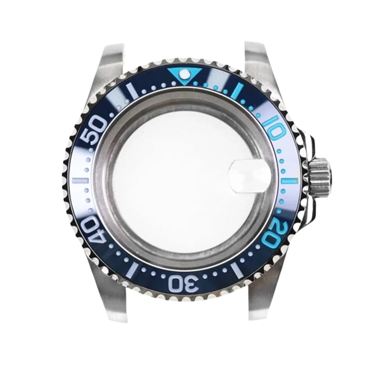 1 szt. 40 mm nurkowanie szafirowe szkło ze stali 316l z ceramiczną wkładką pierścienia do zegarka NH35, NH36, NH34, automatyczny mechanizm mod części