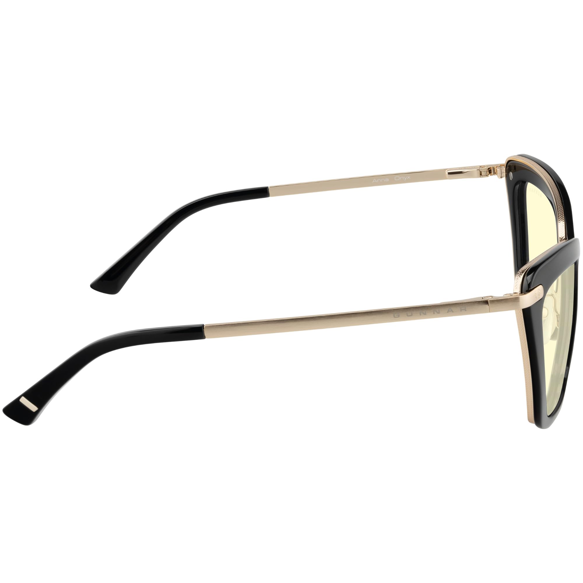 Gunnar Blaulichtfilter-Brille - Anna - Onyx - Amber