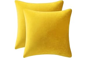 18x18 Velvet Square Throw Pillow Cases for Home Decor - DEZENE
