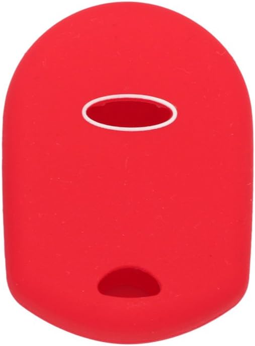SEGADEN Silicone Cover Protector Case Holder Skin Jacket Compatible with Ford 3 Button Remote Key Fob CV2705 Red