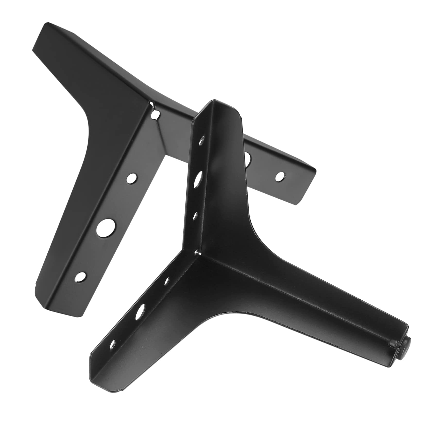 FUNSUEI 8 stuks meubelpoten, metaal, zwart, 15 cm