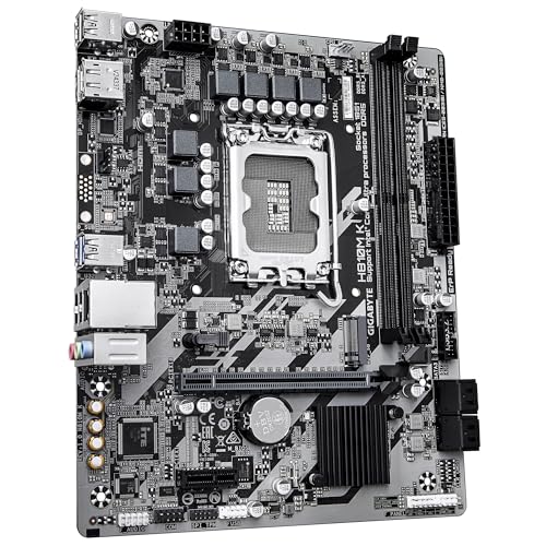 Image of GIGABYTE H810M K Motherboard | Intel H810 | Micro ATX | DDR5 | PCIe 4.0 | USB 3.2 | Compact Design | Reliable Connectivity