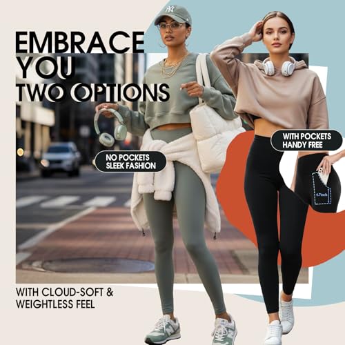 Image of MOREFEEL 3 Pack 8 inch High Waisted Biker Shorts for Women, Casual Summer Knee Length Tummy Control Running Athletic Yoga Shorts