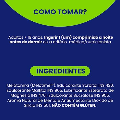 Night Calm Melatonina Time Release, 120 comprimidos, Biogens