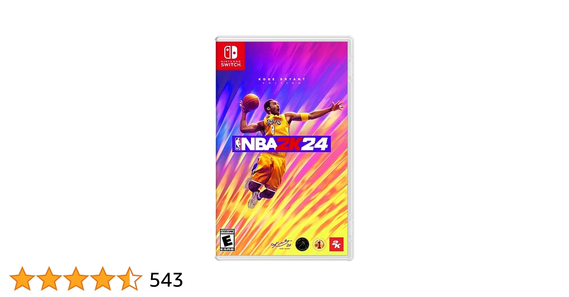 Amazon.com: NBA 2K24 Kobe Bryant Edition - Nintendo Switch