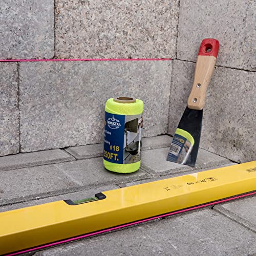 Hongda Twisted Nylon String, #15 X 570Ft Mason Line String, Nylon Twine For Masonry Job, Trot Line, Decoy Line, Net Making And Mending, Workshop, Crafts, Gardening #TOP4