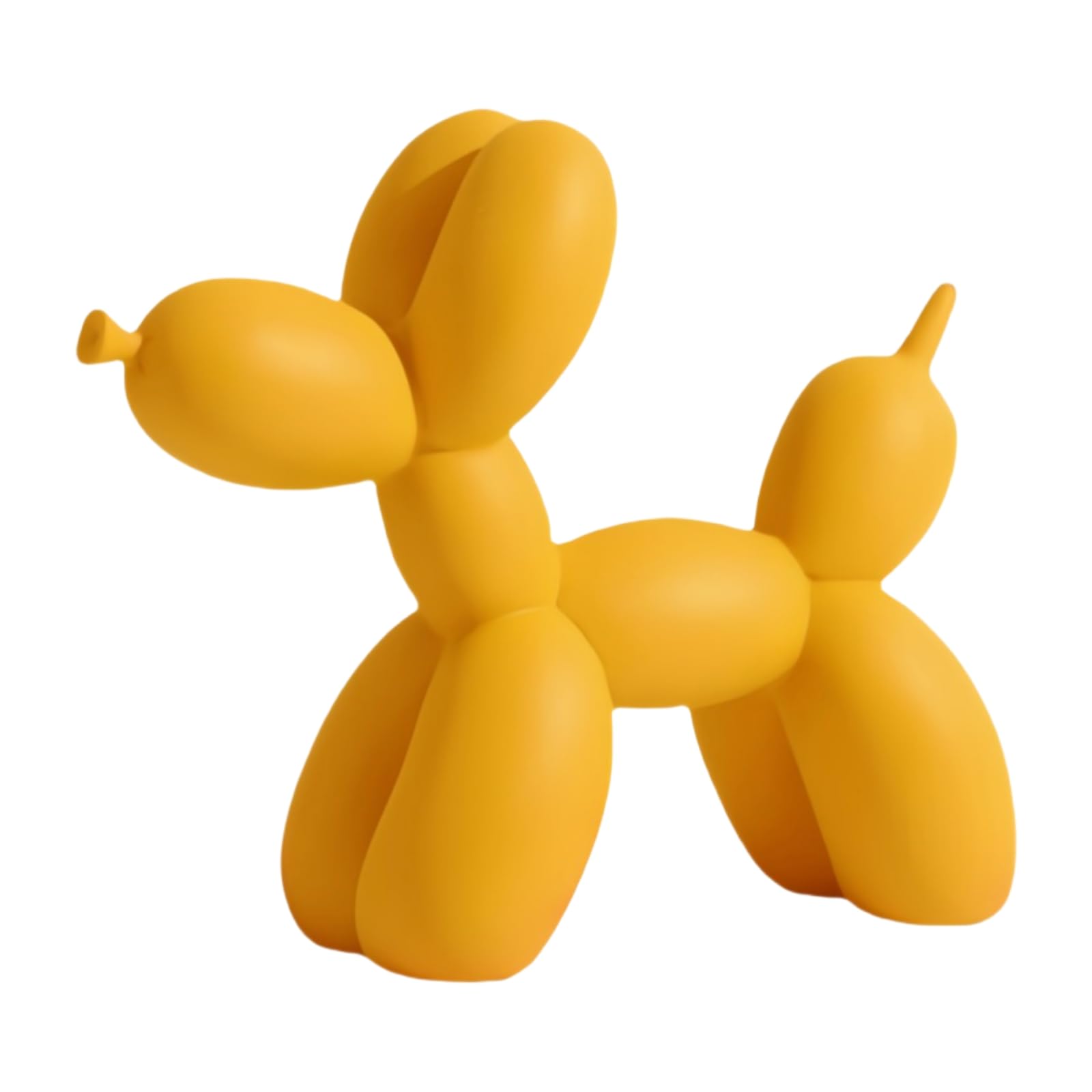 YOYUMI Balloon Dog Ornament Resin Material Pink 8.7Inches